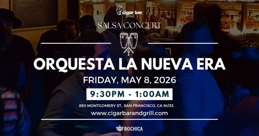 Salsa Night with Live Band: La Nueva Era - Friday, May 8, 2026