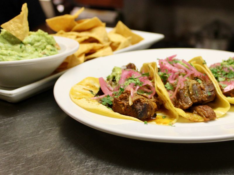 Food available at Cigar Bar