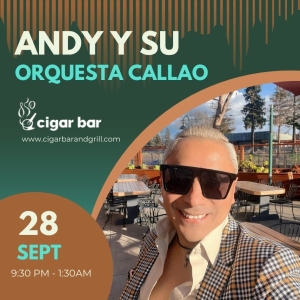 Salsa Night with Live Band: Andy Y Su Orquesta Callao - Saturday, September 28, 2024