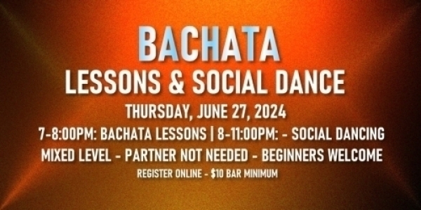 Bachata Lessons with Inessence Dance Co. - Thursday, June 27, 2024