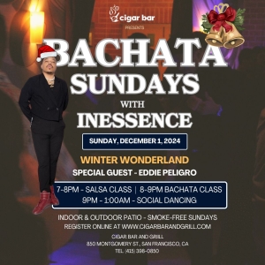 INESSENCE Monthly Bachata Sunday at Cigar Bar - Sunday, December 1, 2024
