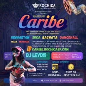 CARIBE (ka-ree-ve) - A Night of Caribben and Latin Rhythms with DJ Laydis - Wednesday, September 25, 2024