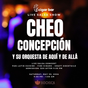 Salsa Night with Live Band: Cheo Concepci&oacute;n Y Su Orquesta De Aqu&iacute; Y De All&aacute; - Saturday, May 30, 2026