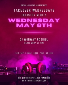 Takeover Wednesdays: Industry Night &ndash; DJ Wonway Posibul - May 6, 2026