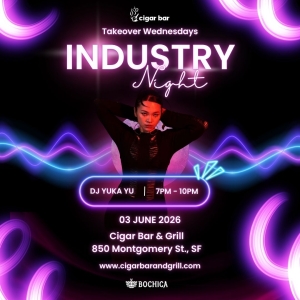 Takeover Wednesdays: Industry Night &ndash; DJ Yuka Yu - June 3, 2026