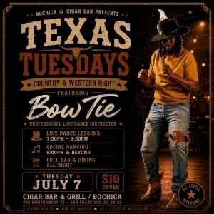 Texas Tuesdays - Line Dancing with BowTie - Tuesday, July 7, 2026