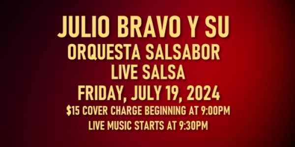 Salsa Night with Live Band: Orquesta La Original - Friday, July 12, 2024