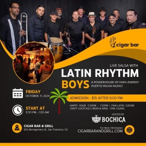 Salsa Night with Live Band: Latin Rhythm Boys - Friday, October 11, 2024