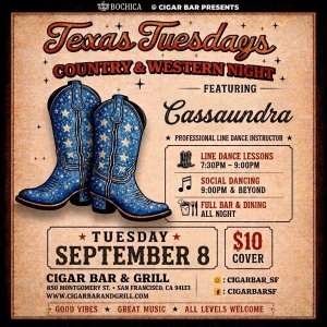 Texas Tuesdays - Line Dancing with Cassaundra - Tuesday, September 8, 2026