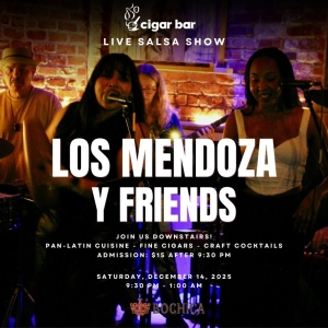 Salsa Night with Live Band: Los Mendoza Y Friends - Saturday, December 14, 2024