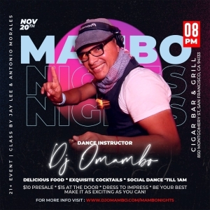 Mambo Nights at Bochica @ CBG: Wednesday, November 20, 2024