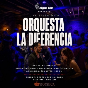 Salsa Night with Live Band: Orquesta La Diferencia - Friday, September 18, 2026