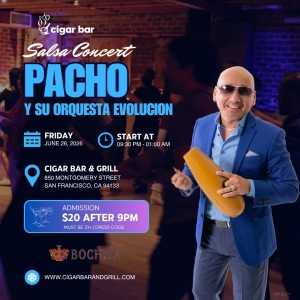 Salsa Night with Live Band: Pacho Y Su Orquesta Evoluci&oacute;n - Friday, June 26, 2026