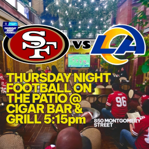 Thursday Night Football On The Patio: 49rs vs. Rams - Thursday, October 2, 2025