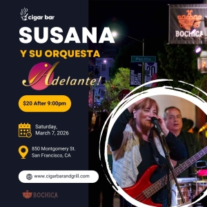 Salsa Night with Live Band: Susana Y Su Orquesta Adelante - Saturday, March 7, 2026