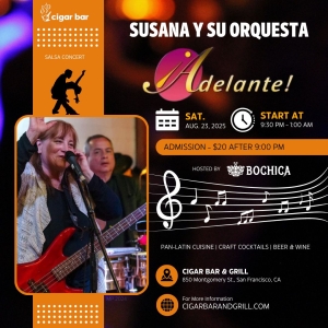 Salsa Night with Live Band: Susana Y Su Orquesta Adelante - Saturday, August 23, 2025