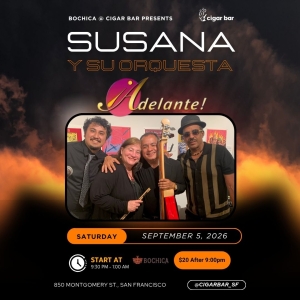 Salsa Night with Live Band: Susana Y Su Orquesta Adelante - Saturday, September 5, 2026