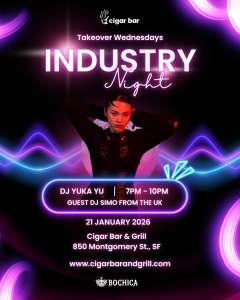 Takeover Wednesdays: Industry Night &ndash; DJ Yuka Yu - January 21, 2026