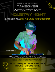 Takeover Wednesdays: Industry Night &ndash; DJ Renoir - April 1, 2026