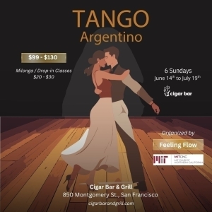 Tango Argentino: Lessons & Social Dancing - Sunday, May 10, 2026