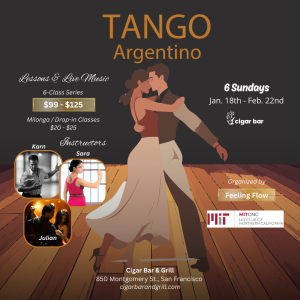 Tango Dance Series - Sunday, January 18, 2026