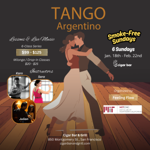 Tango Argentino: Lessons & Social Dancing - Sunday, February 15, 2026