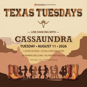 Texas Tuesdays - Line Dancing with Cassaundra - Tuesday, August 11, 2026