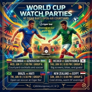 World Cup Watch Party: New Zealand vs. Egypt - Sunday, June 21, 2026