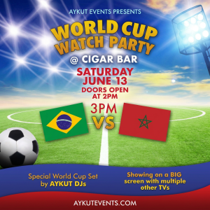 World Cup Watch Party: Brazil vs. Morocco - Saturday, June 13, 2026