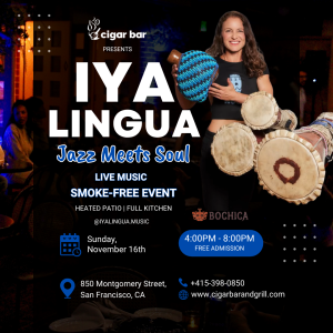 Iya Lingua - Jazz &bull; Latin &bull; Soul: Sunday, November 16, 2025
